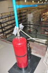 В архиве установлена система автоматического пожаротушения и дымоудаления